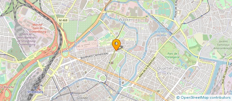 localisation de l'entreprise AED MEDICAL à STRASBOURG