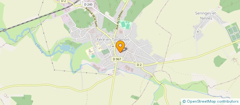 localisation de l'entreprise AEDA SPECTACLES à FERE-EN-TARDENOIS