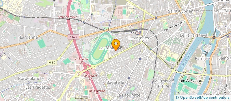 localisation de l'entreprise AEDCMP ECLAT DE MIDI PYRENEES à TOULOUSE