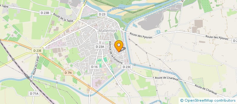 localisation de l'entreprise AEDDB IMMO à MALLEMORT