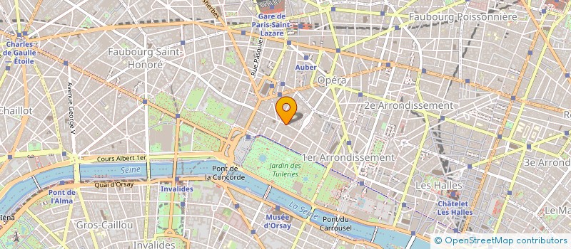 localisation de l'entreprise AEDECOL  PARIS