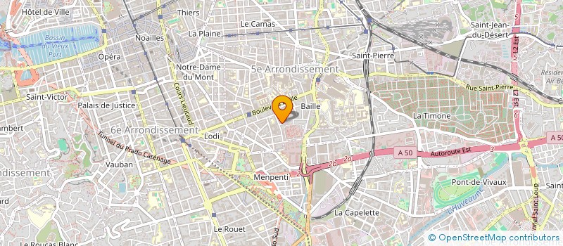 localisation de l'entreprise AEDER à MARSEILLE