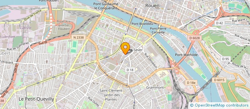 localisation de l'entreprise AEDES à ROUEN