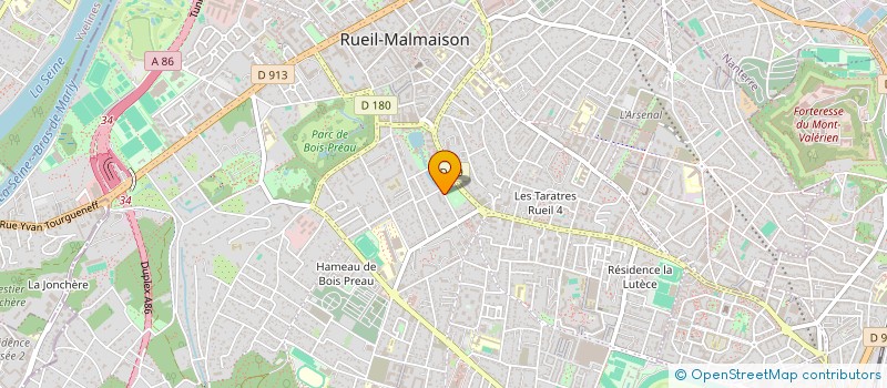 localisation de l'entreprise AEDES à RUEIL-MALMAISON