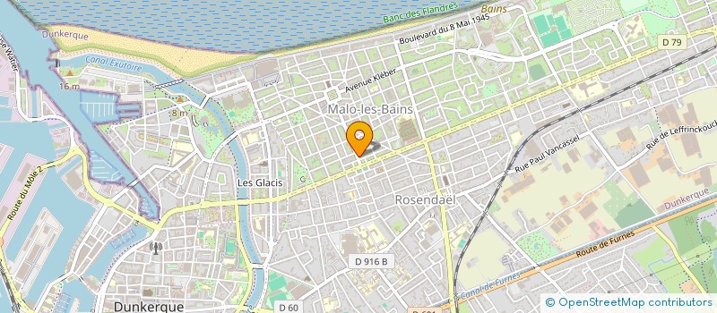 localisation de l'entreprise AEDES IMMOBILIER à DUNKERQUE