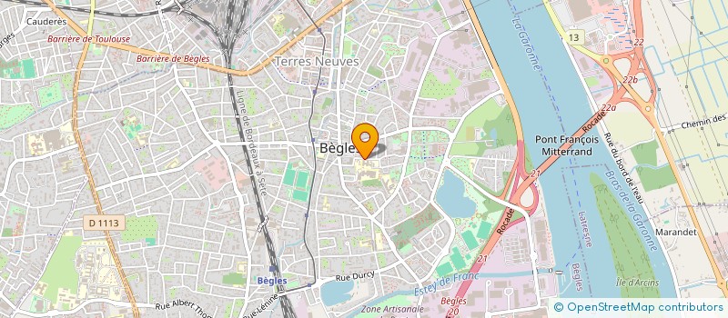 localisation de l'entreprise AEDESS à BEGLES