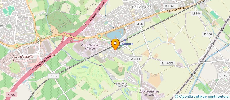 localisation de l'entreprise AEDI SOULARAMASSE à BAILLARGUES