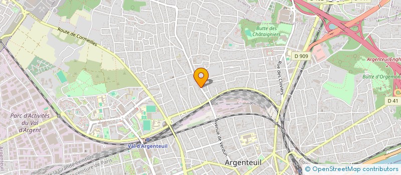 localisation de l'entreprise AEDIFI  ARGENTEUIL