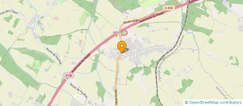 localisation de l'entreprise AEDIFICARE  GEMIL