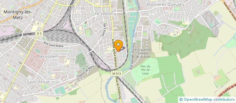 localisation de l'entreprise AEDIFICARE CONSTRUCTION  METZ