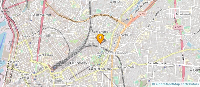 localisation de l'entreprise AEDIFICAT à MARSEILLE