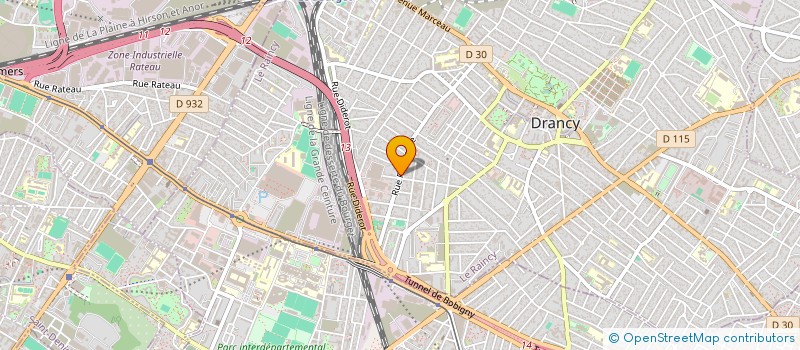 localisation de l'entreprise AEDIFICCA à DRANCY