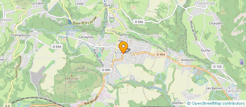 localisation de l'entreprise AEDIFICIUM à ARTEMARE