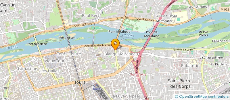 localisation de l'entreprise AEDIFICIUM CONSEIL  TOURS
