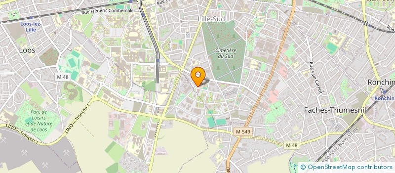 localisation de l'entreprise AEDIFICIUM JHECD à LILLE
