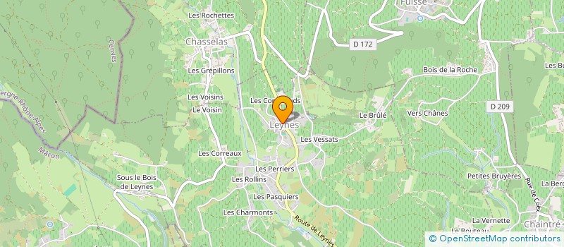 localisation de l'entreprise AEDIFICO à LEYNES