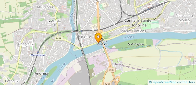localisation de l'entreprise AEDIFICO CONCEPT à CONFLANS-SAINTE-HONORINE