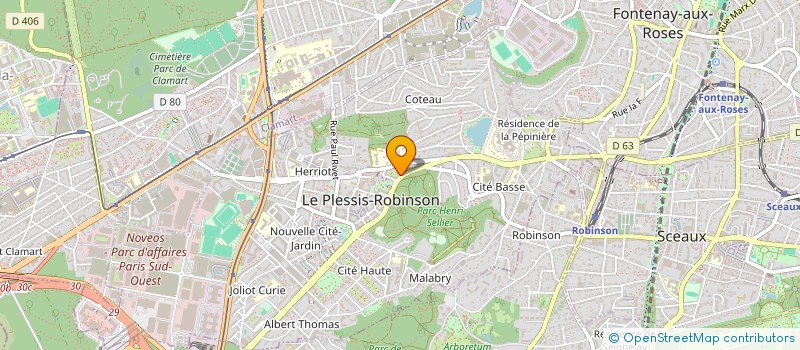 localisation de l'entreprise AEDIFIS DIAGNOSTIC IMMOBILIER à LE PLESSIS-ROBINSON