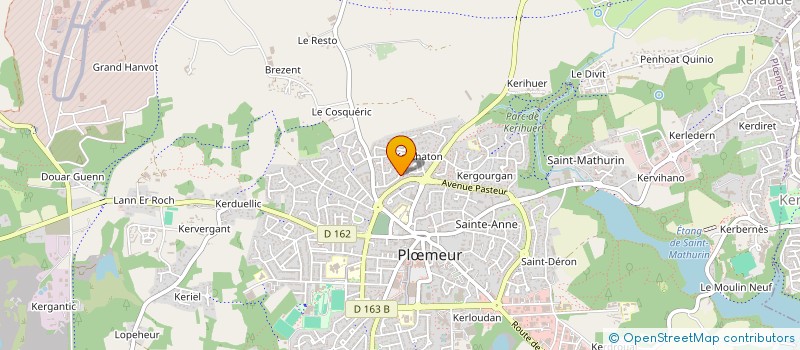 localisation de l'entreprise AEDIFIS JAL à PLOEMEUR