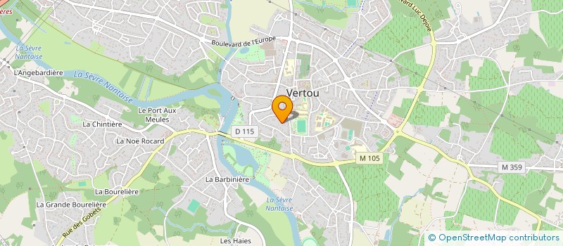 localisation de l'entreprise AEDIFIS PATRIMOINE  VERTOU