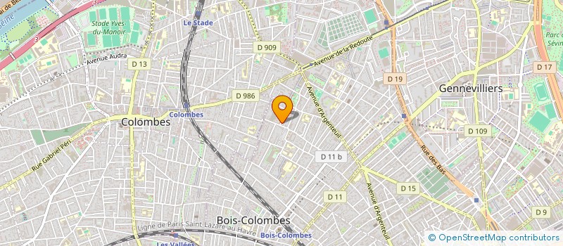 localisation de l'entreprise AEDIS HOSPITALITY à BOIS-COLOMBES