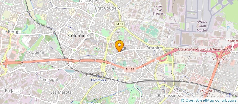 localisation de l'entreprise AEDIS PROXIMITE à COLOMIERS