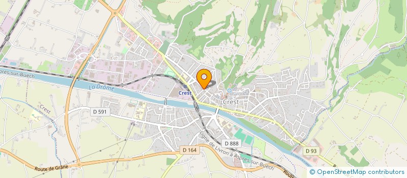 localisation de l'entreprise AEDIUM IMMOBILIER  CREST