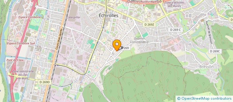 localisation de l'entreprise AEE à ECHIROLLES