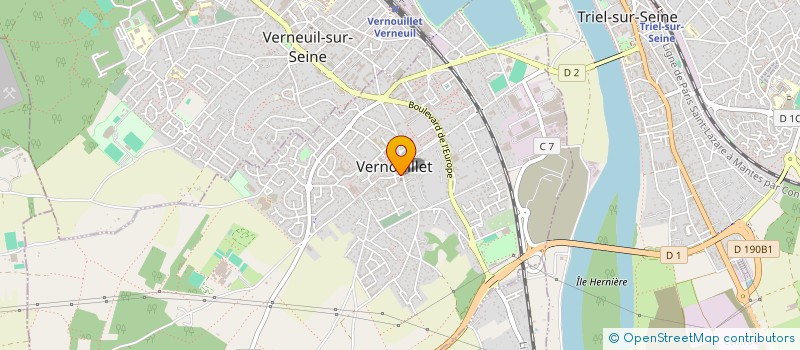 localisation de l'entreprise AEE CONSULTING à VERNOUILLET
