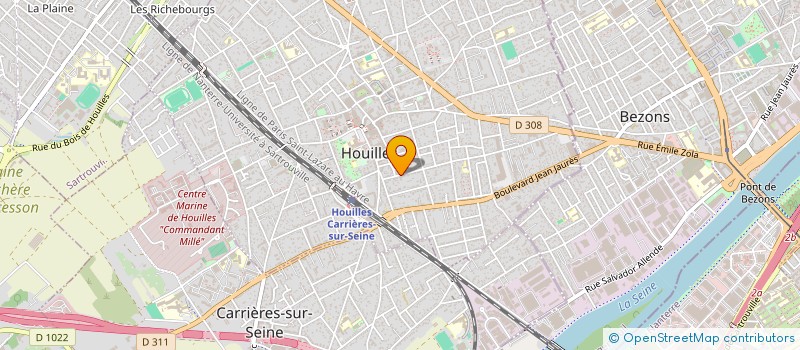 localisation de l'entreprise AEEC NEXTGEN CONSULTING  HOUILLES