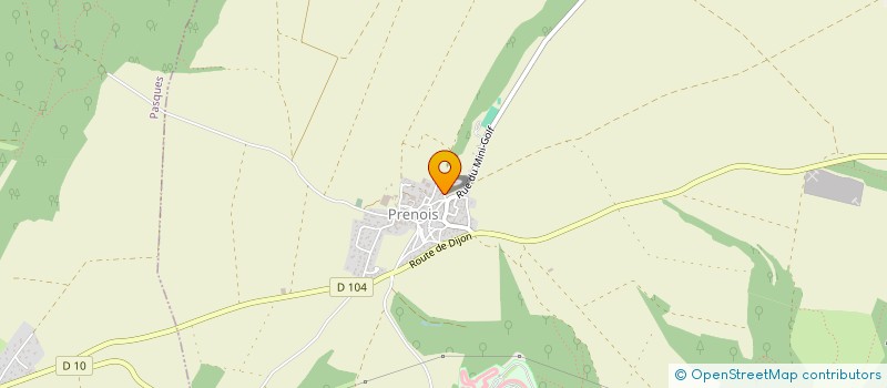 localisation de l'entreprise AEF  PRENOIS