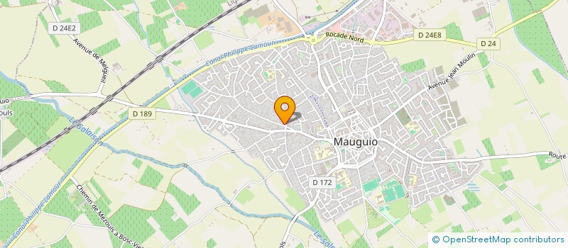 localisation de l'entreprise AEF  MAUGUIO