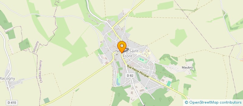 localisation de l'entreprise AEF  NEUILLY-SAINT-FRONT