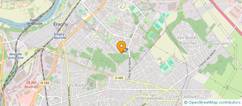 localisation de l'entreprise AEF à ERAGNY