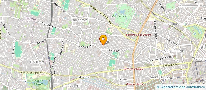 localisation de l'entreprise AEF à BORDEAUX