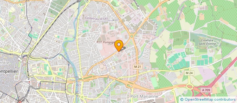 localisation de l'entreprise AEF FRONTIGNAN à MONTPELLIER