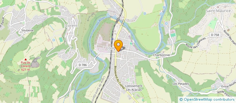 localisation de l'entreprise AEF IMMOBILIER  VIC-LE-COMTE