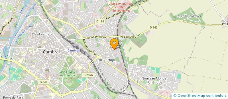 localisation de l'entreprise AEF-VH  CAMBRAI