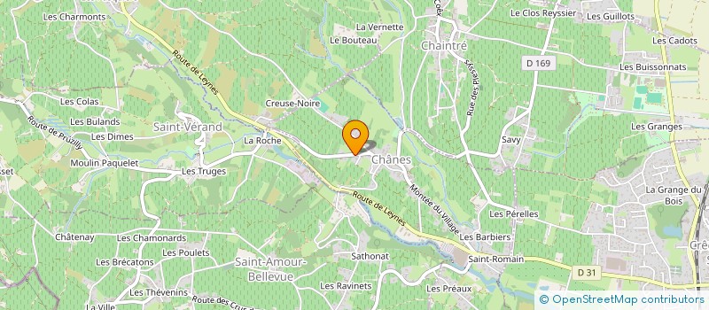 localisation de l'entreprise AEFA  CHANES