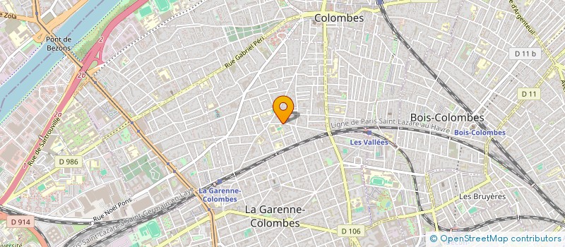 localisation de l'entreprise AEFC à COLOMBES
