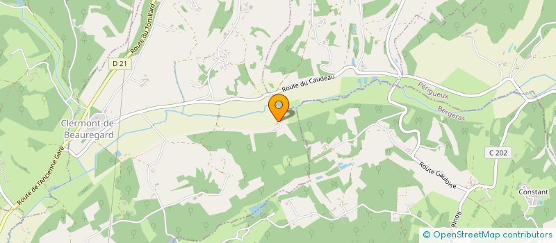 localisation de l'entreprise AEFD  CLERMONT DE BEAUREGARD