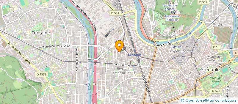 localisation de l'entreprise AEFO  GRENOBLE