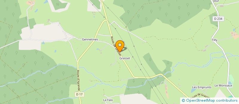 localisation de l'entreprise AEG  SAINT-PLAISIR