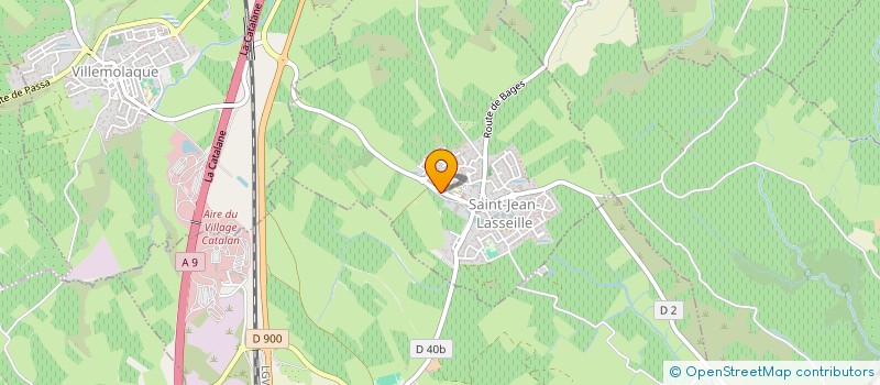 localisation de l'entreprise AEG ELECTRICITE  SAINT-JEAN-LASSEILLE