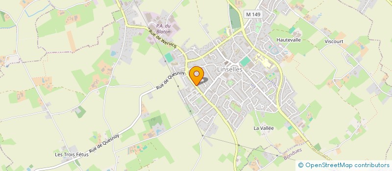 localisation de l'entreprise AEG PATRIMOINE  LINSELLES