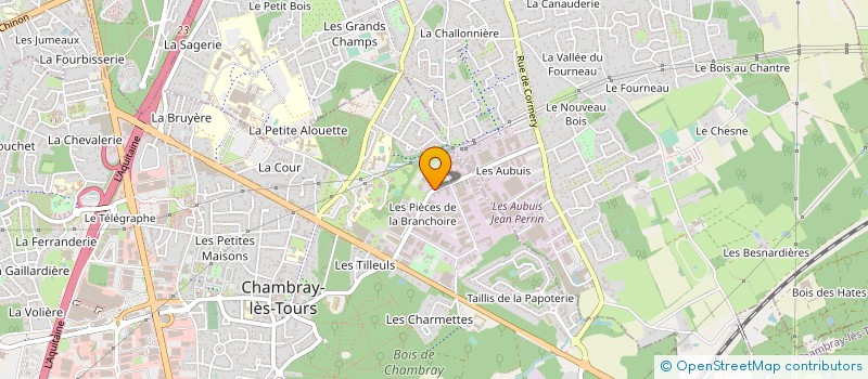 localisation de l'entreprise AEG POWER SOLUTIONS  CHAMBRAY-LES-TOURS