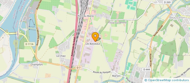 localisation de l'entreprise AEGC  ETOILE-SUR-RHONE