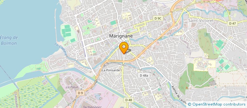 localisation de l'entreprise AEGC INSTALLATION à MARIGNANE