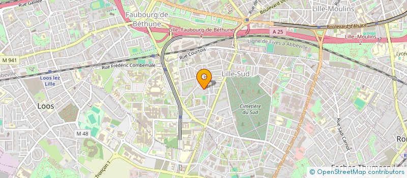 localisation de l'entreprise AEGE BATIMENT à LILLE