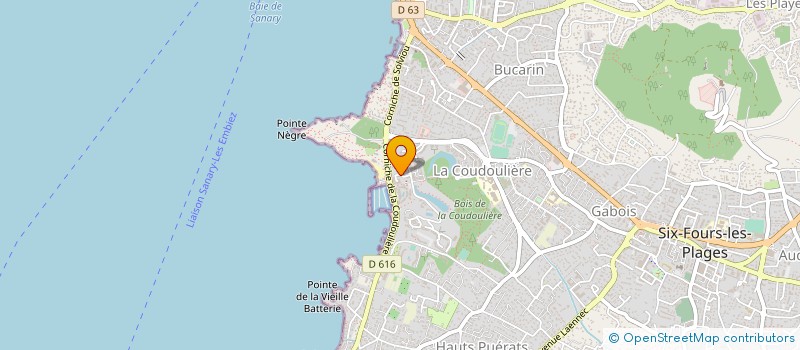 localisation de l'entreprise AEGIR GROUP à SIX-FOURS-LES-PLAGES